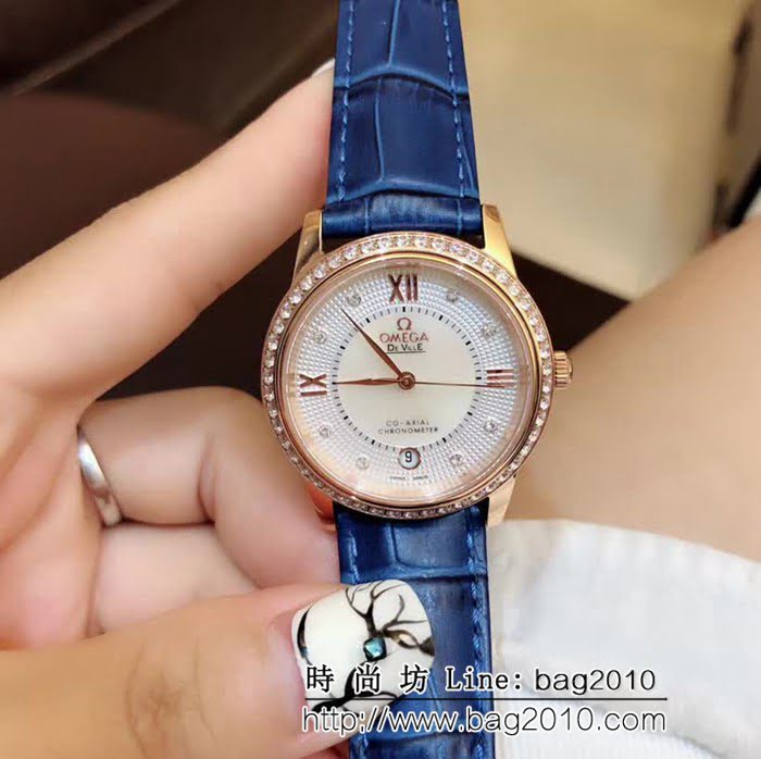 歐米茄OMEGA 蝶飛最新女神單品 簡約時尚女士腕表 WSS0919